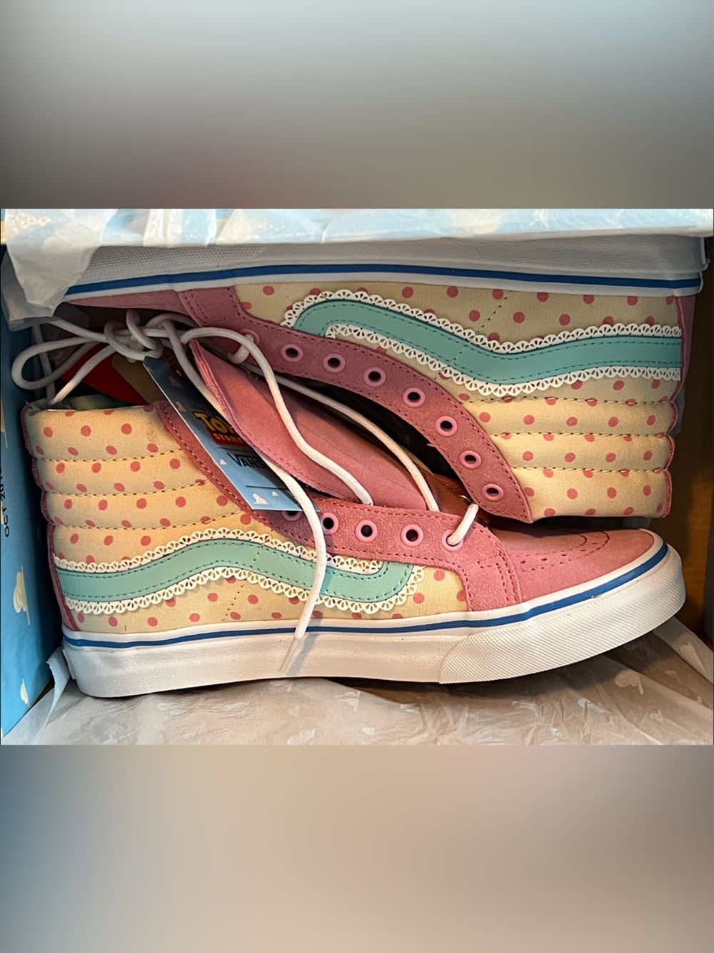 *RARE, NWT IN BOX* Vans High-Top Bo Peep Sneakers - Picture 5 of 5